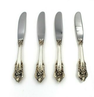 Wallace Silver Grande Baroque (sterling,  1941) Set Of 4 Butter Knives Nr 5447 - 2