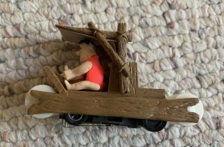 AFX Flintstone Car - Rare Prototype With Tomy Tyco Auto World Lifelike 3