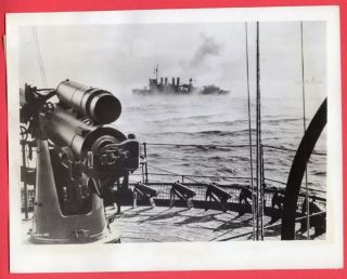 1943 Lend Lease Destroyers On Patrol In North Atlantic News Photo