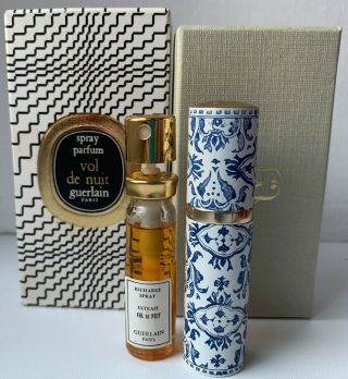 Guerlain Vol De Nuit Parfum Extrait Spray 7,  5 Ml 1/4 Fl Oz Vintage