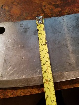 Vintage The Clyde Cutlery Co.  U.  S 1000 MEAT CLEAVER 3