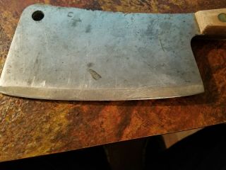 Vintage The Clyde Cutlery Co.  U.  S 1000 MEAT CLEAVER 7