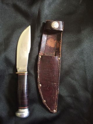 Vintage Marbles Gladstone Mich.  Boy Scout Sheath Knife