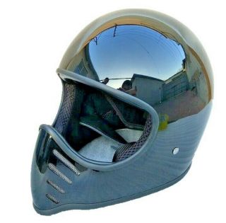 Frp Full Face Motorcycle Helmet Retro Safety Bike Bicycle Helmet Like Moto 3