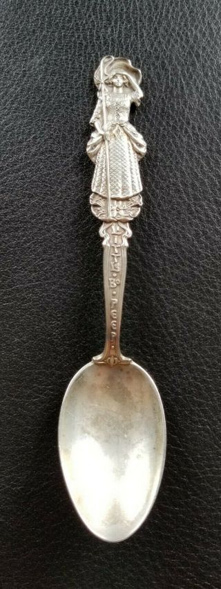 Little Bo Peep Sterling Silver Souvenir Spoon Full Figure