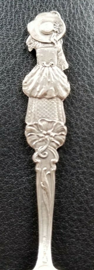 Little Bo Peep Sterling Silver Souvenir Spoon Full Figure 4