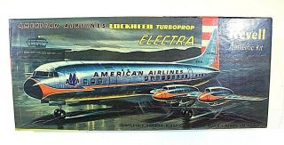Revell " American Airlines " Lockheed Turboprop Electra 1/115 Scale Vtg Modelkit