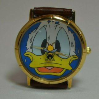 Vintage Rare Hard To Find - Disney Donald Duck Wrist Watch