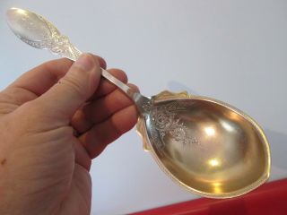 Aesthetic Period - William Faber Phil Pa - Sterling 9 1/2 In Serving Spoon