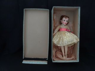 Vintage 1959 Madame Alexander Shari Doll,  14 Inches,  Tagged,  All