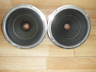 2 Vintage 8 " /21,  5 Cm.  Full Range Philips Speakers,  For Your Klangfilm Amp.  Proj.