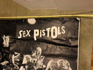 Vintage Authentic Huge Sex Pistols Poster 7