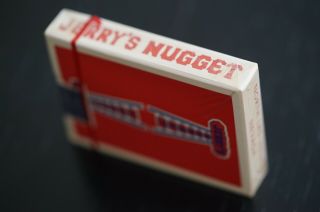 Authentic Vintage Jerry ' s Nuggets Playing Cards Red Deck 6