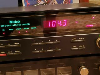 McIntosh MR 7083 Stereo AM FM Radio Tuner - Vintage Classic 4
