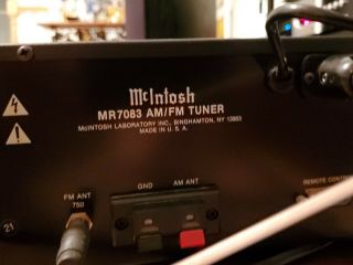 McIntosh MR 7083 Stereo AM FM Radio Tuner - Vintage Classic 6