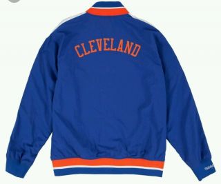 Authentic Mitchell & Ness Cleveland Cavaliers Vintage warm - up Jacket 3