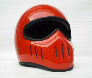 Frp Motorcycle Full Face Helmet Pig Mouth Retro Motocross Dirt Bike Helmet Retro