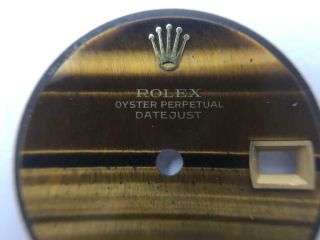 Vintage Rolex Oyster Perpetual Datejust Tiger Eye Dial and Hands 2