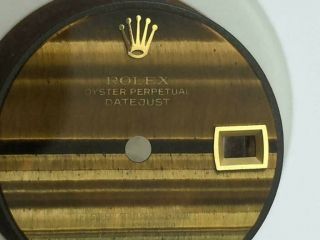 Vintage Rolex Oyster Perpetual Datejust Tiger Eye Dial and Hands 3