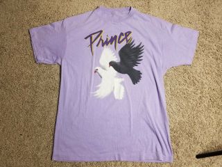 1984 Prince And The Revolution World Tour Vintage Shirt 80s 1980s Doves Rare
