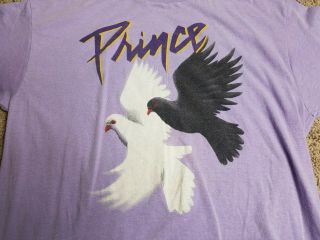 1984 Prince and The Revolution World Tour Vintage Shirt 80s 1980s Doves RARE 2