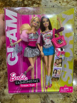 Barbie Fashionistas Swappin Styles Glam Sporty Retro