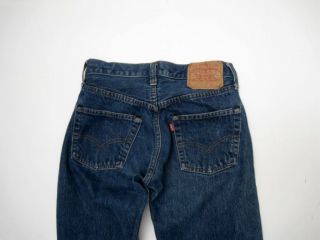 Vintage Levi ' s 501 Redline Selvedge Jeans Tag Size 28 X 38 4