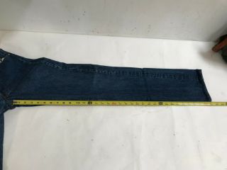 Vintage Levi ' s 501 Redline Selvedge Jeans Tag Size 28 X 38 8