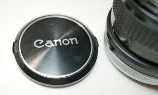 Vintage Canon lens FD 28mm 1:2.  8 S.  C.  Lens Made in Japan Very 8