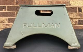 Vintage Pullman Railroad Conductor Passenger’s Step Stool Or Step Box