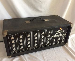 Vintage Peavey Pa 300 6 Channel Reverb - Mixer - Amplifier 1970’s.