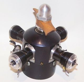 Very Rare 1968 Ametek - Calmec XA904.  61 4 Cylinder Radial Model Engine 8