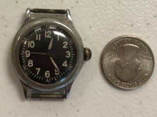 Vintage World War 2 Era Elgin Type A - 11 Military Issue Wrist Watch Repair