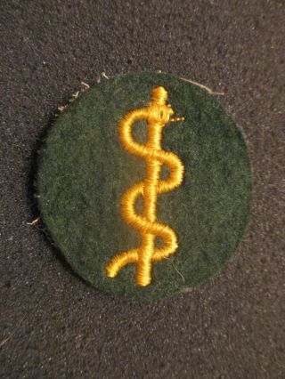 Ww2 German Specialty / Badge / Rate Patch.  Medical Personnel.