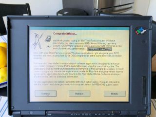 & Fully Functional: Vintage IBM ThinkPad 755CD Laptop Type 9545 3