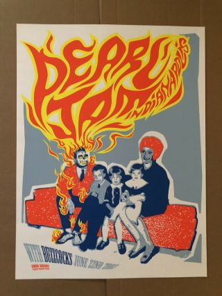 Pearl Jam Poster 6/22/2003 Tour Ames Bros Indianapolis Noblesville 