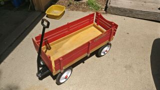 Radio Flyer Town And Country Wagon - Vintage - (great)