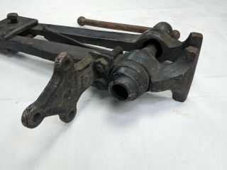 Vintage Colombian Post Vise No.  10 - cleveland Blacksmith Leg 12