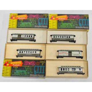 Five Vintage Ho Mdc / Roundhouse Union Pacific Overton Coach Train Kits Nib