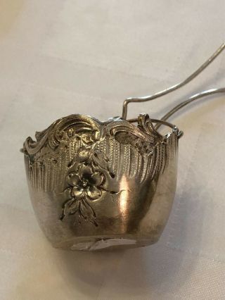 Fine Antique 3 French Tea Strainers Silver Sterling 3