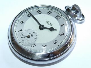 Lovely Two Tone Dial Vintage Smiths Empire Pocket Watch Fully
