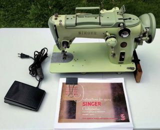 Vintage Singer 319w Sewing Machine - Made In Usa (includes Power Cord & Pedal)
