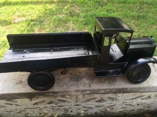 Antique Keystone Toy Pressed Steel Hand Crank Dump Truck 27 