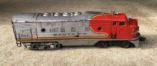Lionel Santa Fe 2333 - 20 Locomotive Train Vintage