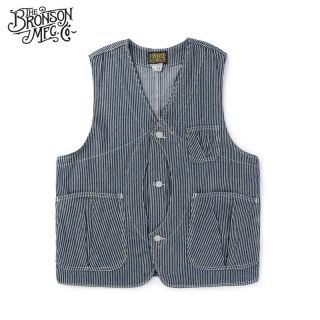 Bronson Hickory Game Pocket Vest Vintage Men 
