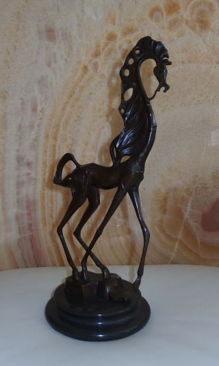 Rare Surreal Bronze Sculpture,  Signed,  Salvador Dali With Docs.  Picasso Era