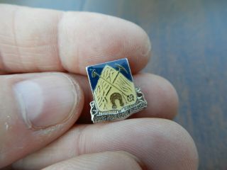 " Miniature " 87th Infantry Regiment 10th Mountain Division Dui Di Crest Pin