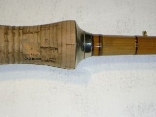Vintage 9 ',  3/2,  H.  L.  Leonard Tournament Model Bamboo Fly Rod,  Bag and Tube 9