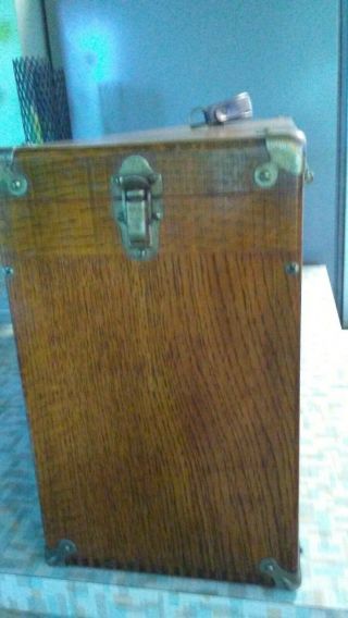 Rare Vintage Gerstner Oak Pattern Makers tool chest 043 VG condtion 12