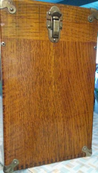 Rare Vintage Gerstner Oak Pattern Makers tool chest 043 VG condtion 5